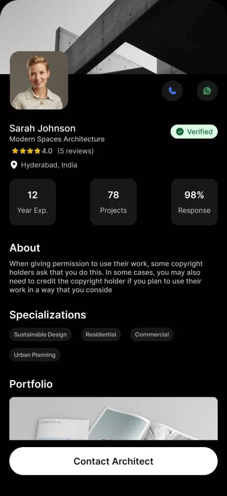 Real Estate App Development Services by Ozrit reflection