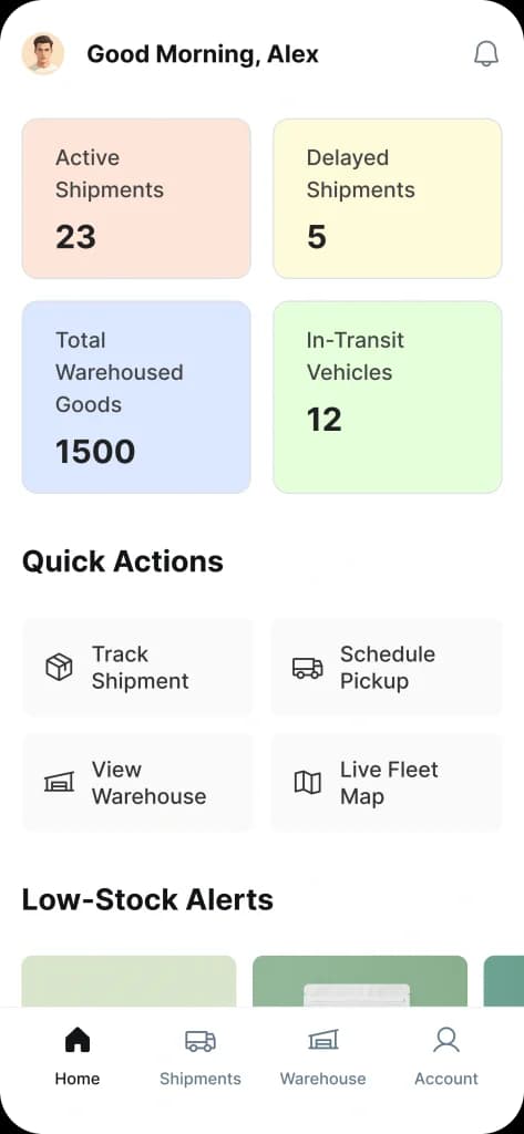 Logistics App Development Services by Ozrit