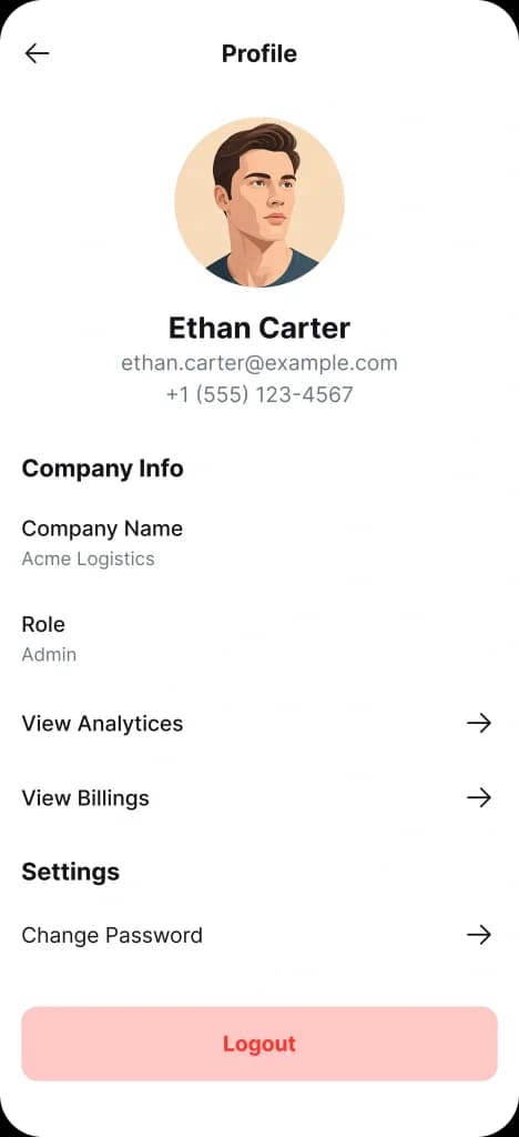 Logistics App Development Services by Ozrit reflection